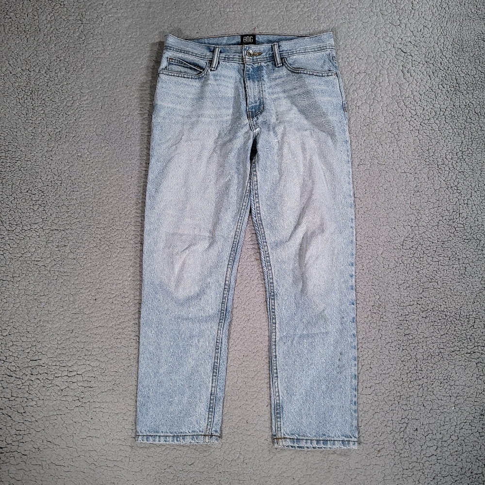 BDG Urban Outfitters Jeans Womens 30x26 Blue Light Wash High Rise Dad Fit